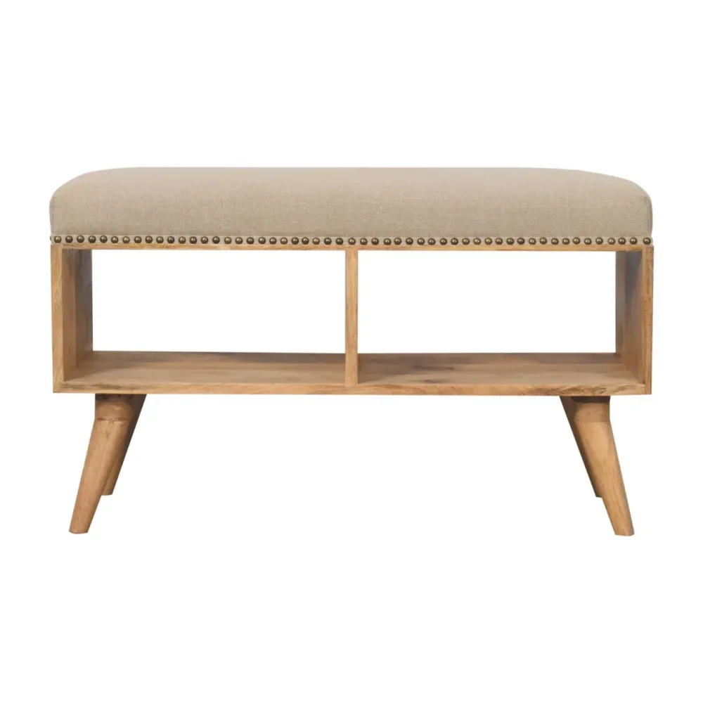 Studded Linen Interior Piece