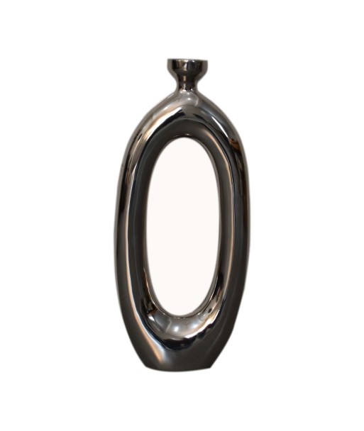 Nickel-Plated Round Vase | MODA Britain | Handmade Vases