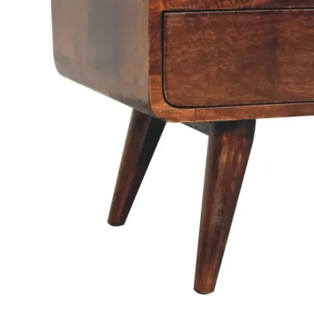 Curved Walnut TV Unit | MODA Britain