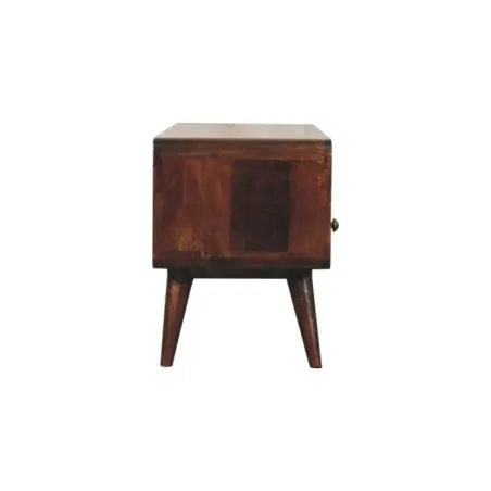 Curved Walnut TV Unit | MODA Britain