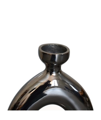 Nickel-Plated Round Vase | MODA Britain | Handmade Vases