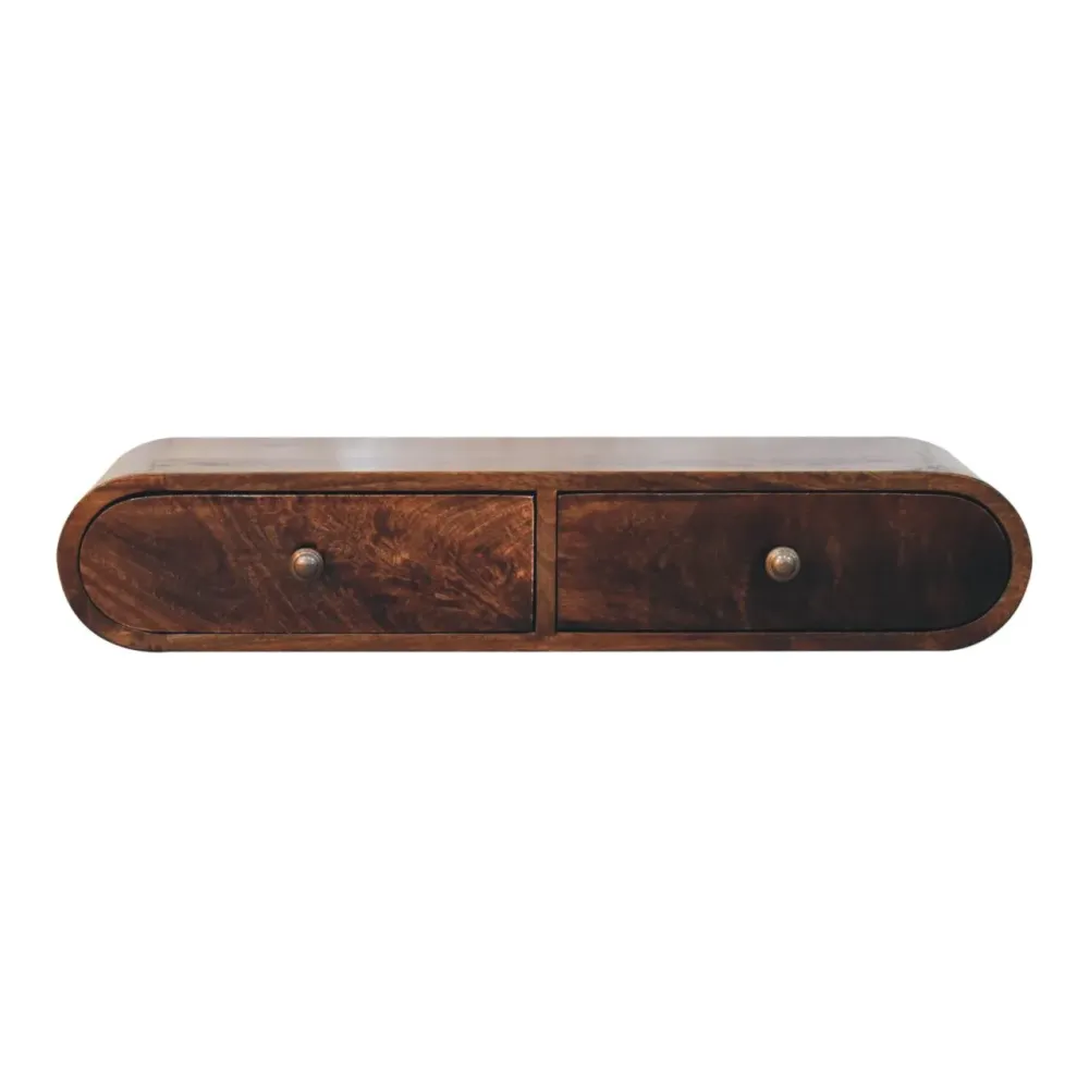 Wall Walnut Console