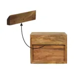 Solis Oak Bedside Table | MODA Britain
