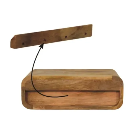 Avora Oak Bedside Cabinet | MODA Britain