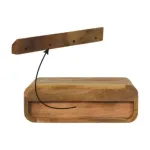 Avora Oak Bedside Cabinet | MODA Britain